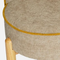 sweeek Poltrona vintage per bambini in tessuto ciniglia e legno di hevea