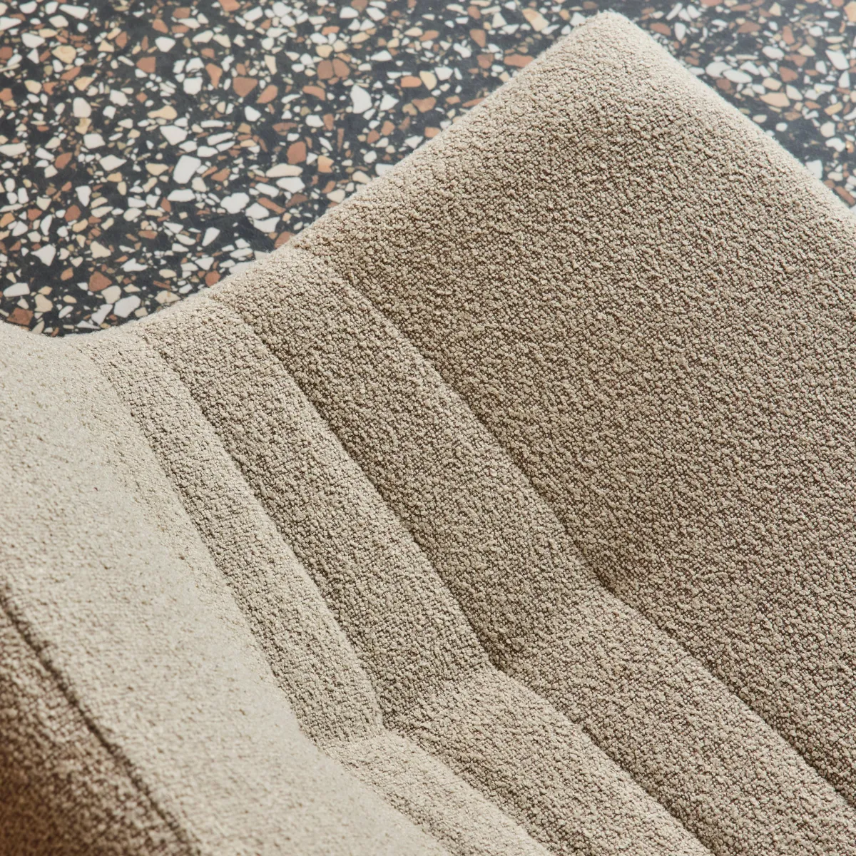 sweeek Poltroncina per bambini in tessuto bouclé testurizzato, 1 posto