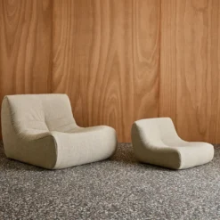 sweeek Poltroncina per bambini in tessuto bouclé testurizzato, 1 posto