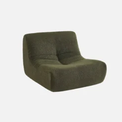 Poltroncina per bambini in tessuto bouclé testurizzato, 1 posto