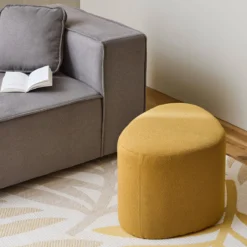 sweeek Pouf a forma di ciottolo in tessuto