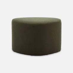 Pouf a forma di ciottolo in tessuto