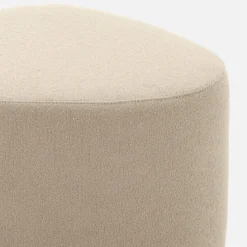 Pouf a forma di ciottolo in tessuto