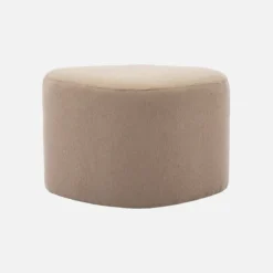 Pouf a forma di ciottolo in tessuto