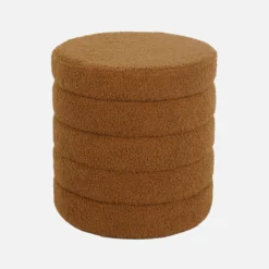 sweeek Pouf contenitore in bouclé