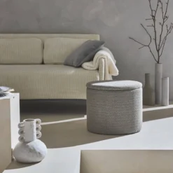 sweeek Pouf contenitore in tessuto