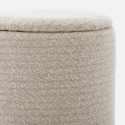 Pouf contenitore in tessuto