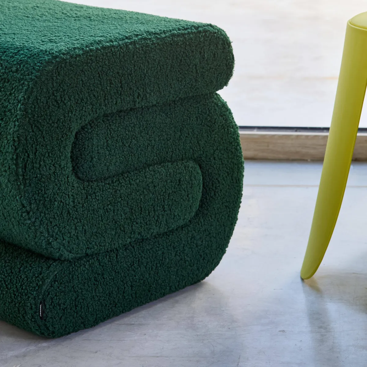 sweeek Pouf in bouclé