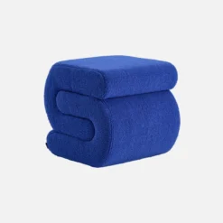 Pouf in bouclé