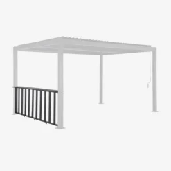 sweeek Ringhiera bassa 3m in alluminio per pergola bioclimatica