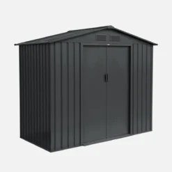 sweeek Riparo da giardino 2,71m² con kit di ancoraggio