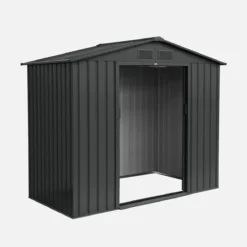 sweeek Riparo da giardino 2,71m² con kit di ancoraggio