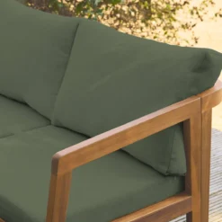 sweeek Salotto da giardino angolare in acacia, 5 posti