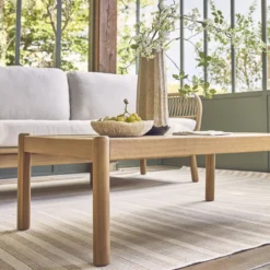 sweeek Salotto da giardino in acacia con corda, 5 posti