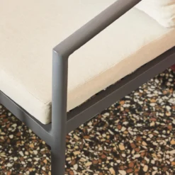 sweeek Salotto da giardino in alluminio e corde, 4 posti