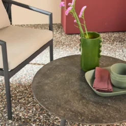 sweeek Salotto da giardino in alluminio e corde, 4 posti