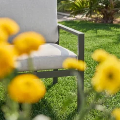 sweeek Salotto da giardino in alluminio, 4 posti