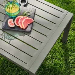 sweeek Salotto da giardino in alluminio, 4 posti