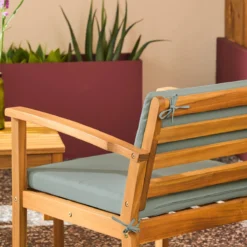 sweeek Salotto da giardino in legno di acacia, 4 posti