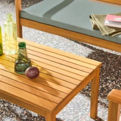 sweeek Salotto da giardino in legno di acacia, 4 posti