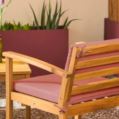 sweeek Salotto da giardino in legno di acacia, 4 posti