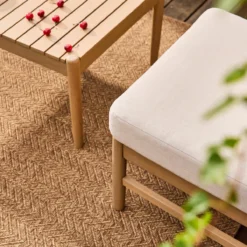 sweeek Salotto da giardino in legno di acacia, 4 posti