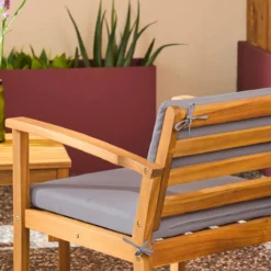 sweeek Salotto da giardino in legno di acacia, 4 posti