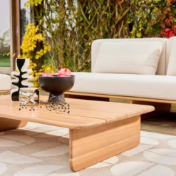 sweeek Salotto da giardino in legno di acacia, 4 posti
