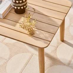 sweeek Salotto da giardino in legno di acacia e corde, 4 posti