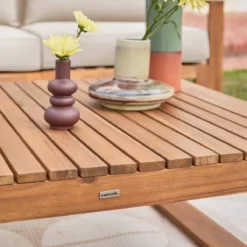 sweeek Salotto da giardino in legno, 5 posti