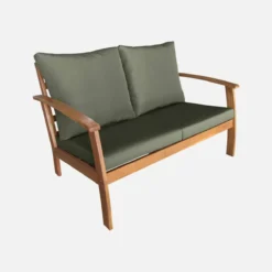 sweeek Salotto da giardino in legno, 4 posti