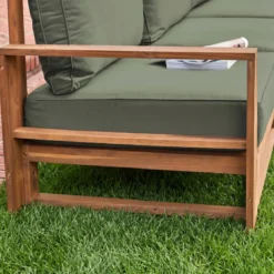 sweeek Salotto da giardino in legno, 5 posti