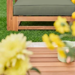 sweeek Salotto da giardino in legno, 5 posti