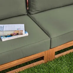 sweeek Salotto da giardino in legno, 5 posti