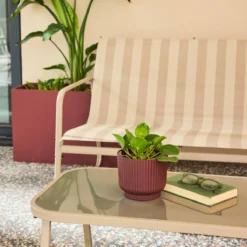 sweeek Salotto da giardino in metallo, 4 posti