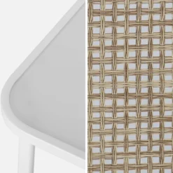 sweeek Salotto da giardino in metallo, 4 posti