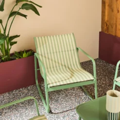 sweeek Salotto da giardino in metallo, 4 posti