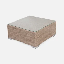 sweeek Salotto da giardino in resina intrecciata, 5 posti