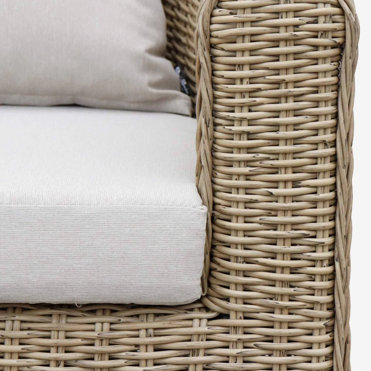 sweeek Salotto da giardino in resina intrecciata, 4 posti