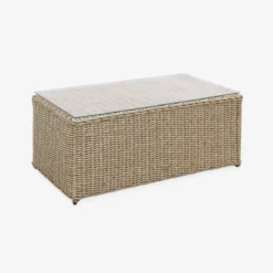 sweeek Salotto da giardino in resina intrecciata, 4 posti