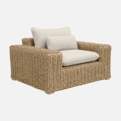 sweeek Salotto da giardino in resina extra large, 4 posti