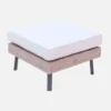sweeek Salotto da giardino in resina intrecciata piatta, 5 posti