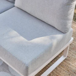 sweeek Salotto da giardino modulare in alluminio, 4 posti