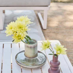 sweeek Salotto da giardino modulare in alluminio, 4 posti