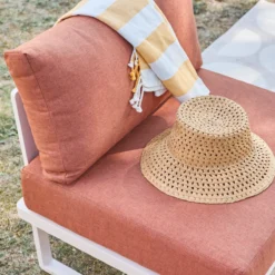 sweeek Salotto da giardino modulare in alluminio, 4 posti