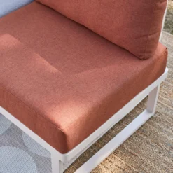 sweeek Salotto da giardino modulare in alluminio, 4 posti