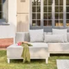 sweeek Salotto da giardino modulare in alluminio, 4 posti