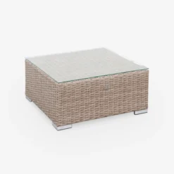 sweeek Salotto da giardino premium in resina intrecciata, 5 posti