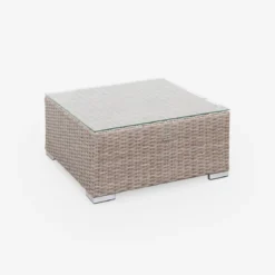 sweeek Salotto da giardino premium in resina intrecciata, 5 posti