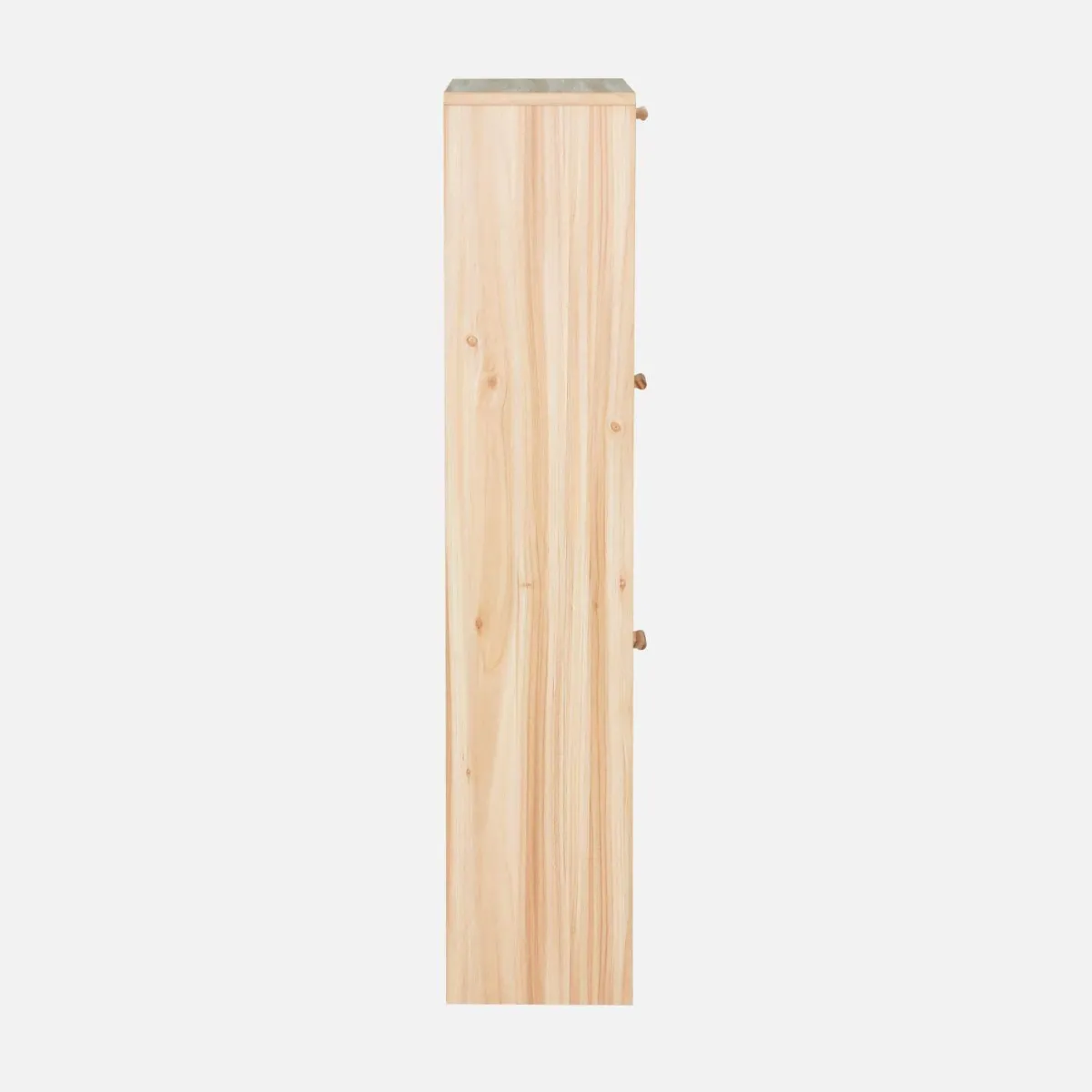 sweeek Scarpiera con decoro in canna e legno, 3 ante